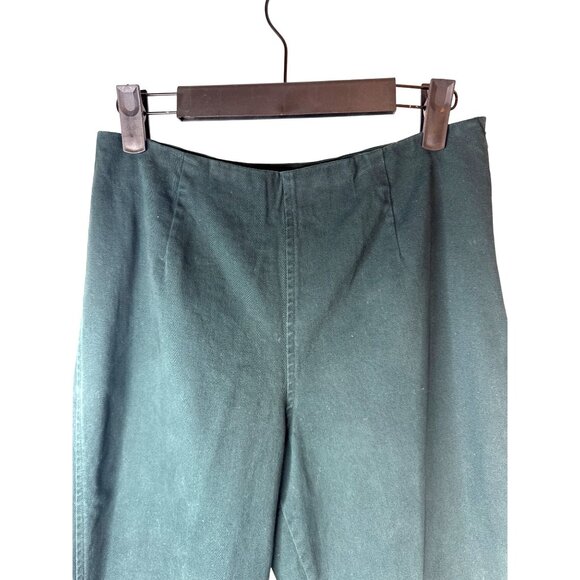 2/$30 Talbots Womens Size 8 Green Pants Cotton & Lycra Blend - Picture 7 of 13